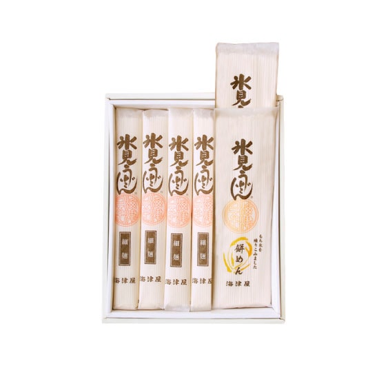 細麺4本・餅めん2本セット