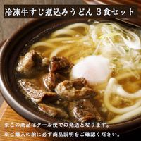 【冷凍】牛すじ煮込みうどん3食セット