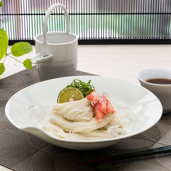 細麺(国内産)5本・極細3本・つゆ16袋セット