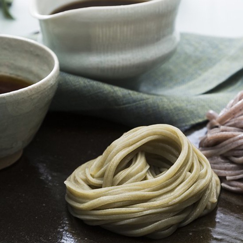 細麺2本・昆布めん2束・よもぎめん2束セット