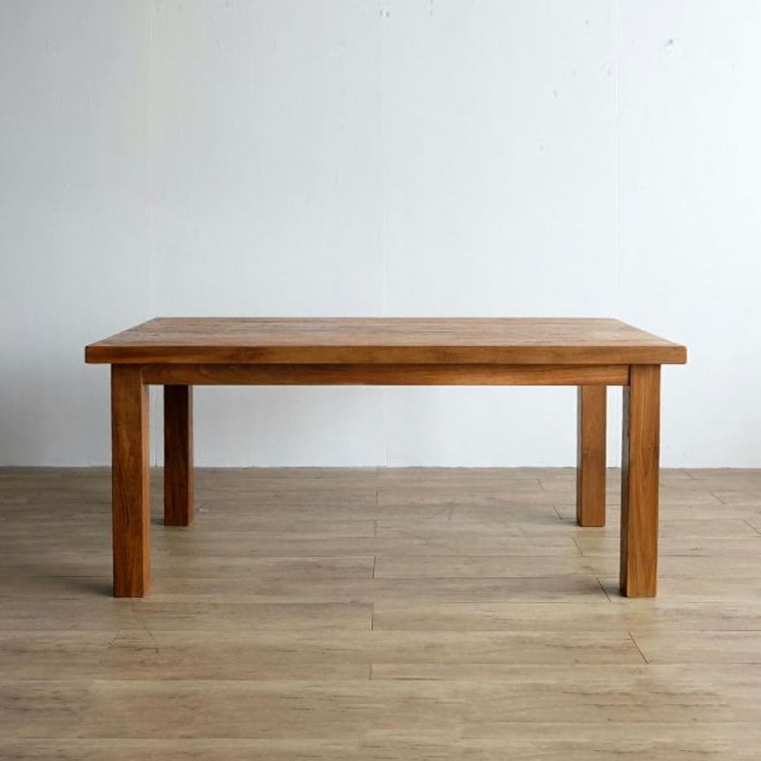 CHISTA/オールドチーク ダイニングテーブル (4本脚) (W180)