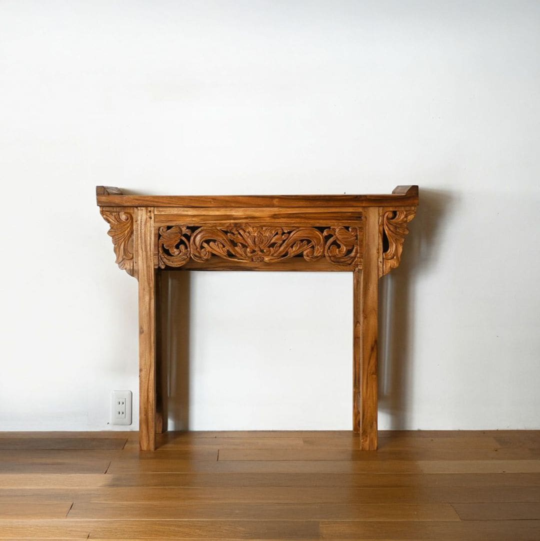 CHISTA/チーク古材 コンソールテーブル（W100）