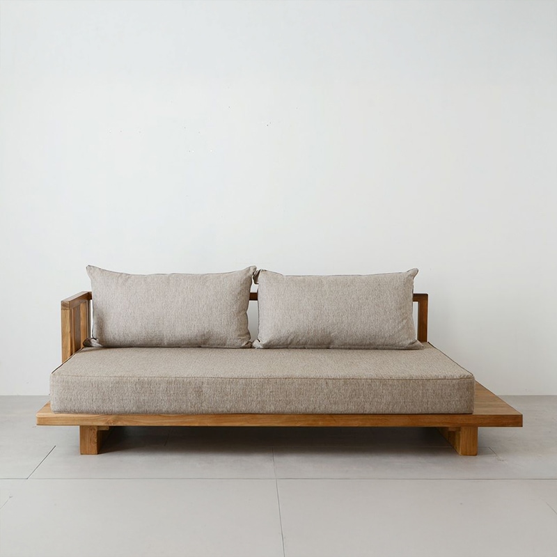 ウッドソファ（3人掛け）