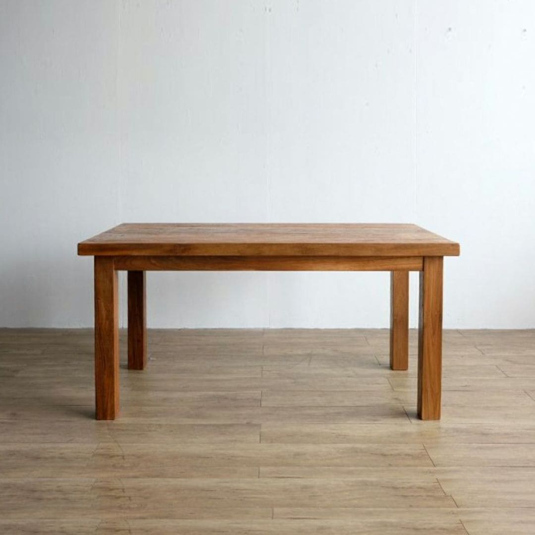 CHISTA/オールドチーク ダイニングテーブル (4本脚) (W150)