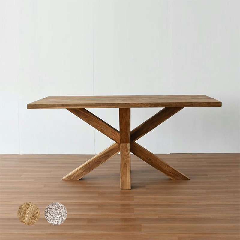 CHISTA/クロスレッグ ダイニングテーブル (W160)