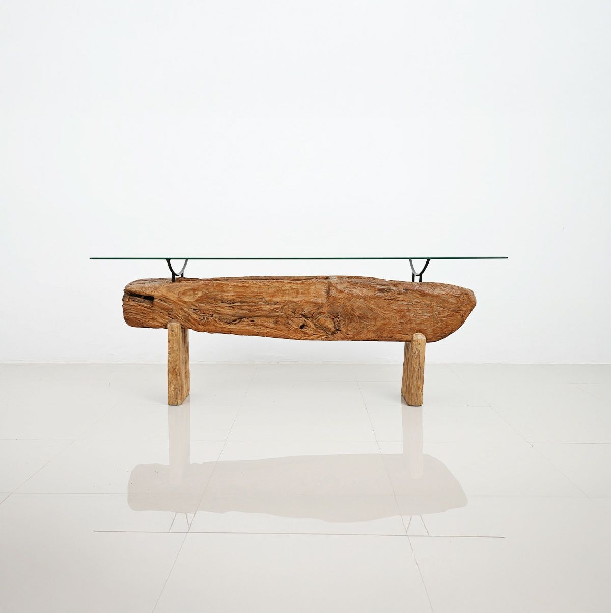 古木ガラスダイニングテーブル(W180)