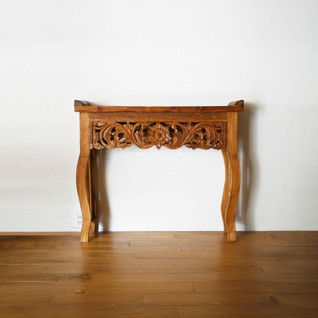 CHISTA/チーク古材 コンソールテーブル（W100）