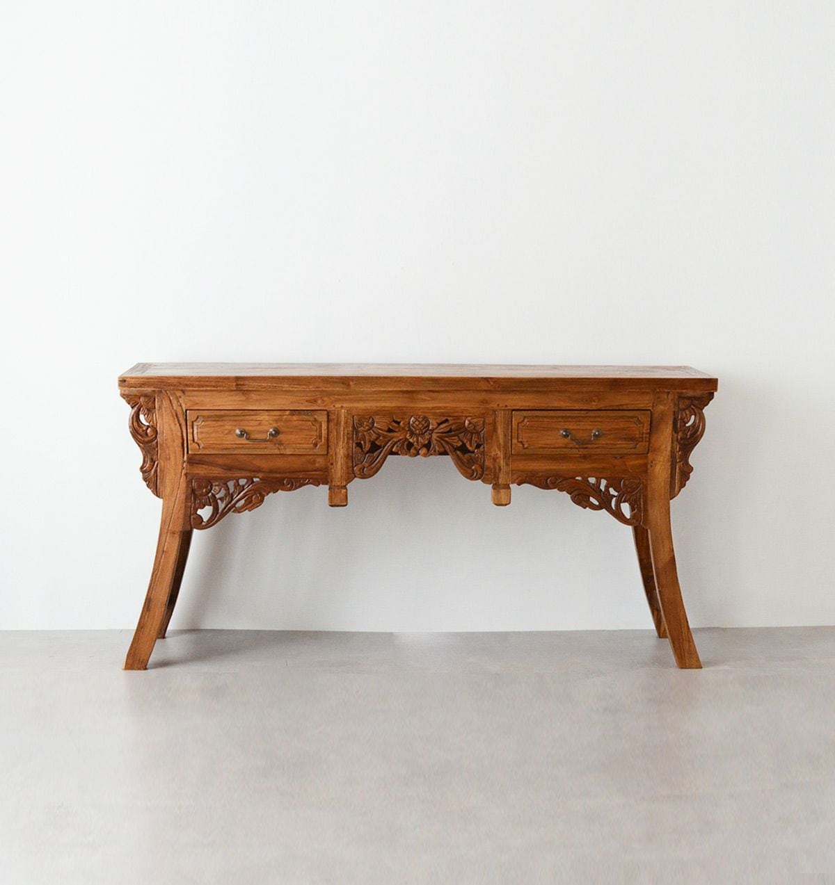 CHISTA/チーク古材 コンソールテーブル（W160）