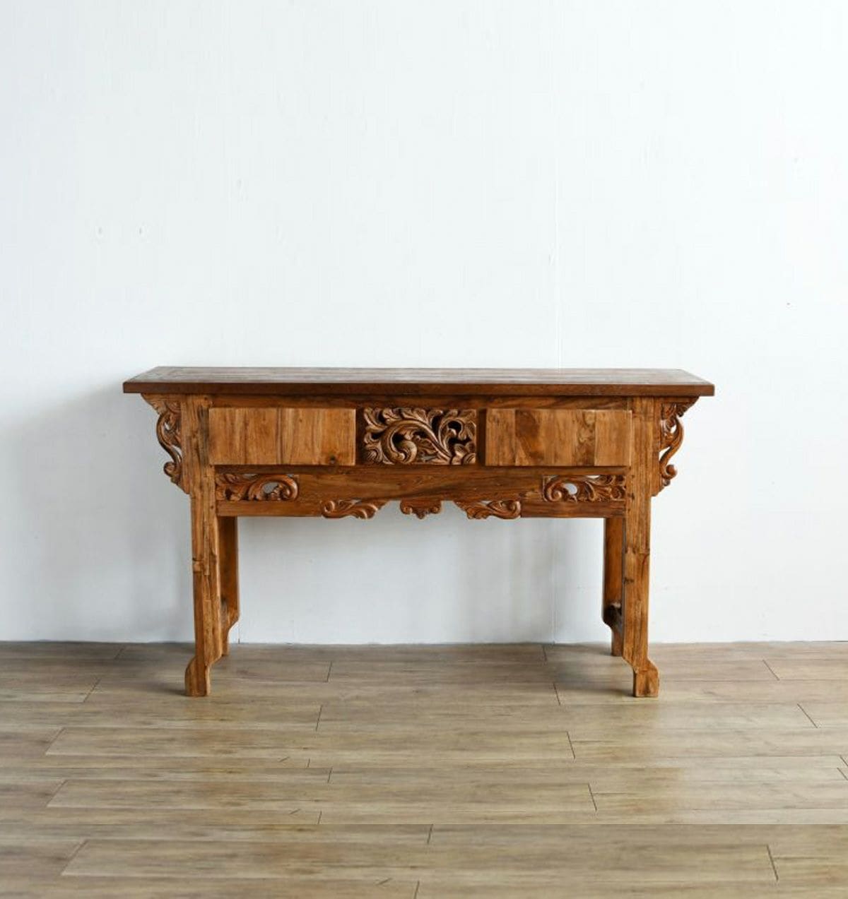 CHISTA/チーク古材 コンソールテーブル（W145）