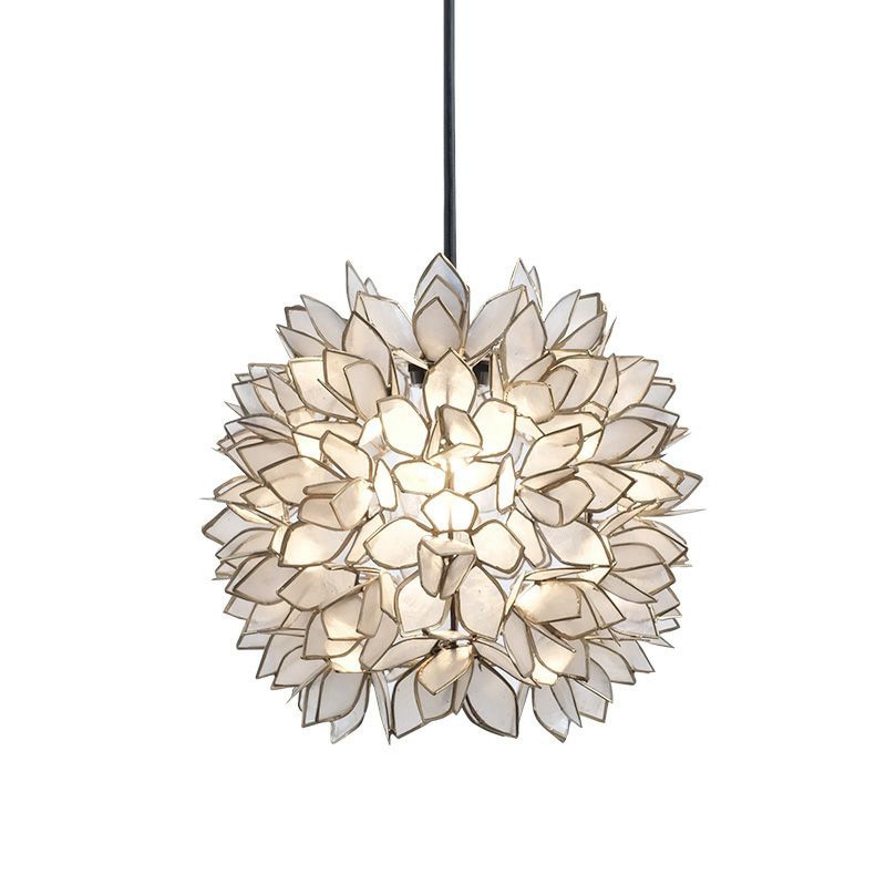 カピスシェル フラワーランプ(S)ホワイト