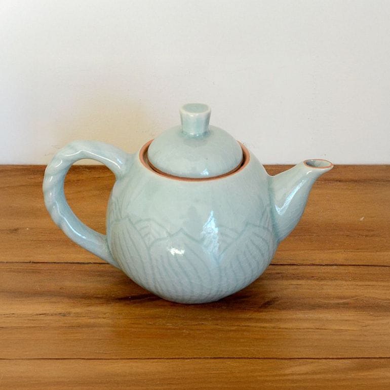 セラドン焼き ティーポット