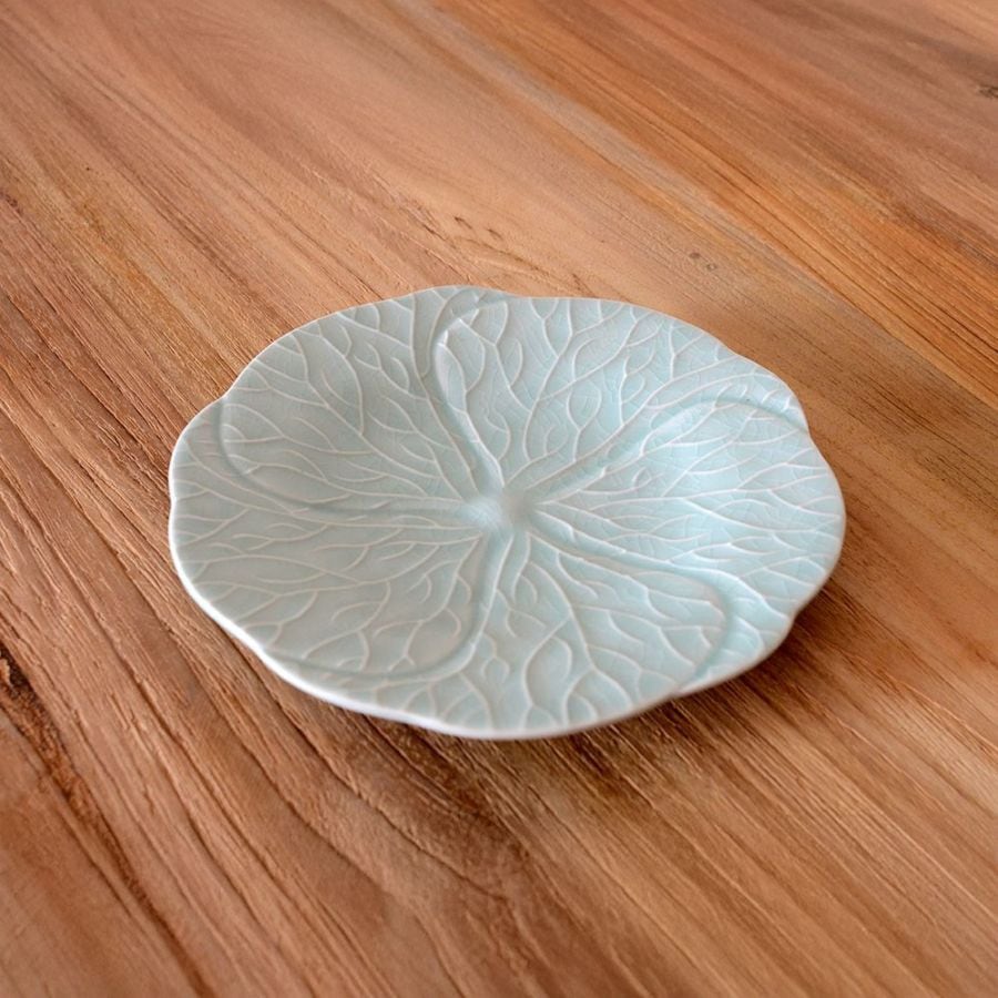 セラドン焼き お花プレートΦ17cm