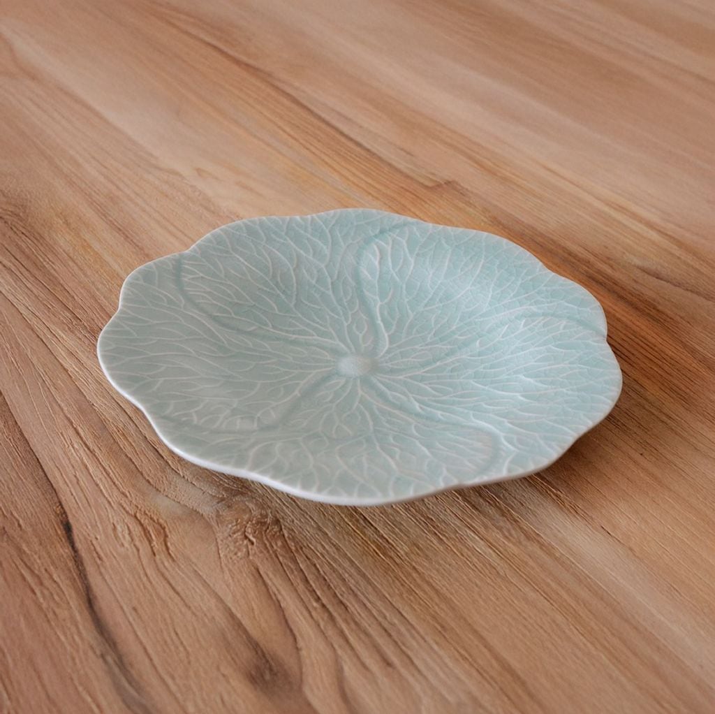 セラドン焼き お花プレートΦ25cm