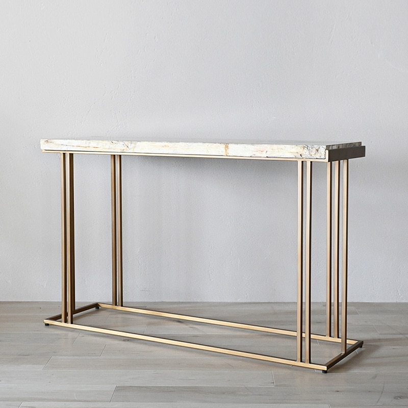 木化石コンソールテーブル