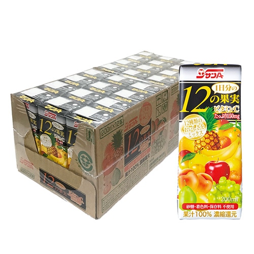 1日分の12の果実200ml紙パック