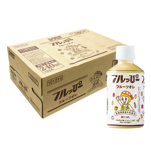 フルッぴーフルーツオレ240mlPET(24本入) | 宮崎県農協果汁（サンA