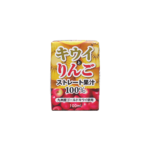 キウイとりんごジュース100ml紙パック(12本入)