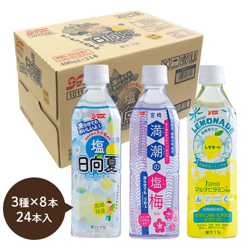 夏のおすすめセット(24本入)(塩日向夏・満潮の塩梅・宮崎育ちのレモネード)
