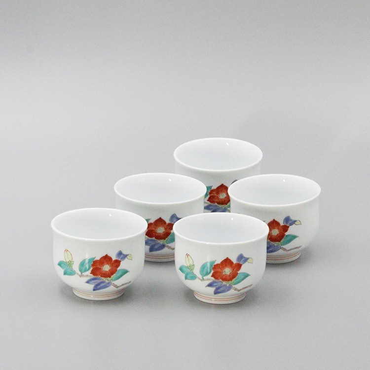 汲出碗 縁反 椿文 商品画像1