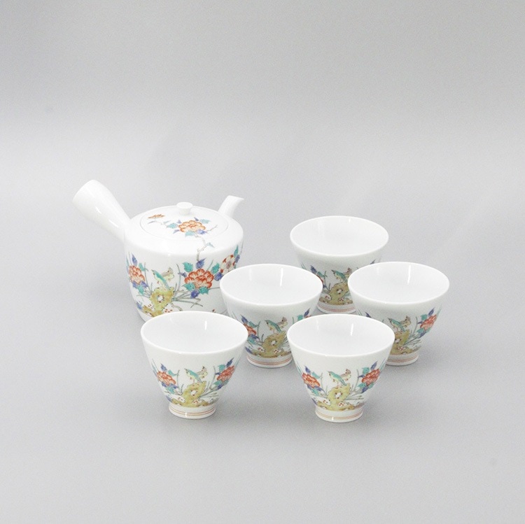 横手茶器 朝顔形 牡丹鳥文 商品画像1