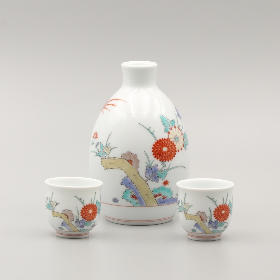 半酒器 菊鳥文 商品画像1