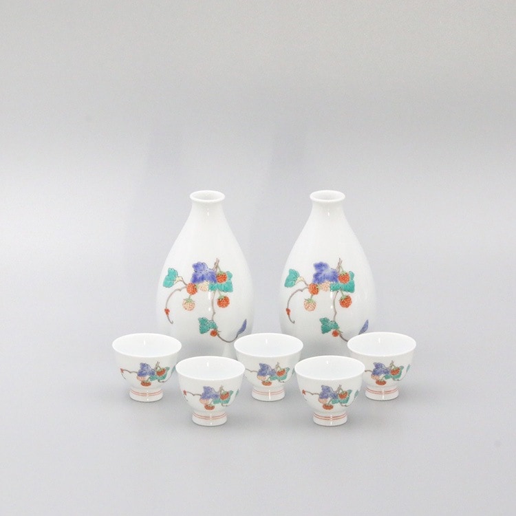 酒器 四方割 苺文 商品画像1