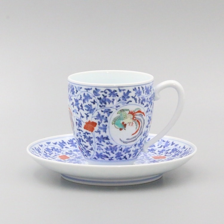 深川製磁　松竹梅文　柿右衛門風　鉢　飾り　染付　染錦 深川製磁 松竹梅文 柿右衛門風 鉢 飾り 染付 染錦