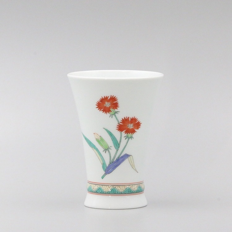 フリーカップ縁反 撫子地文 | 碗皿・カップ | 柿右衛門窯公式