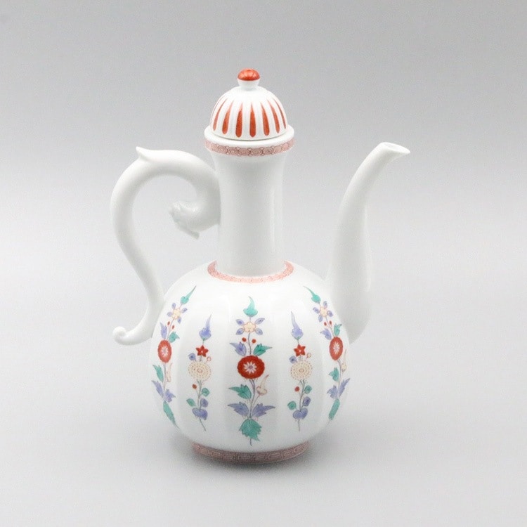 水注 面取 草花文