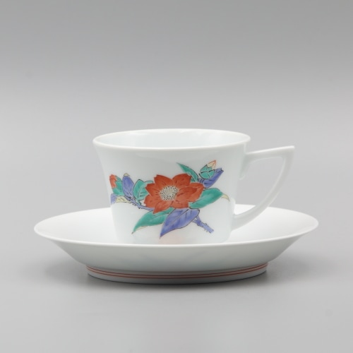 珈琲碗 角形 椿文