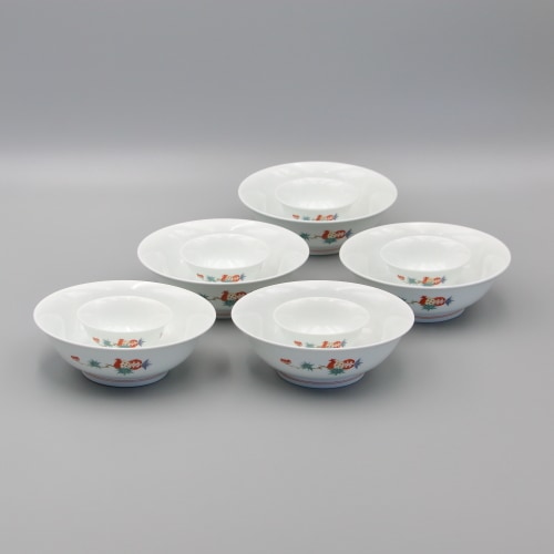 向付　猪口付　花実文 商品画像1