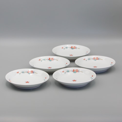 皿　5.5寸縁反　花実文 商品画像1