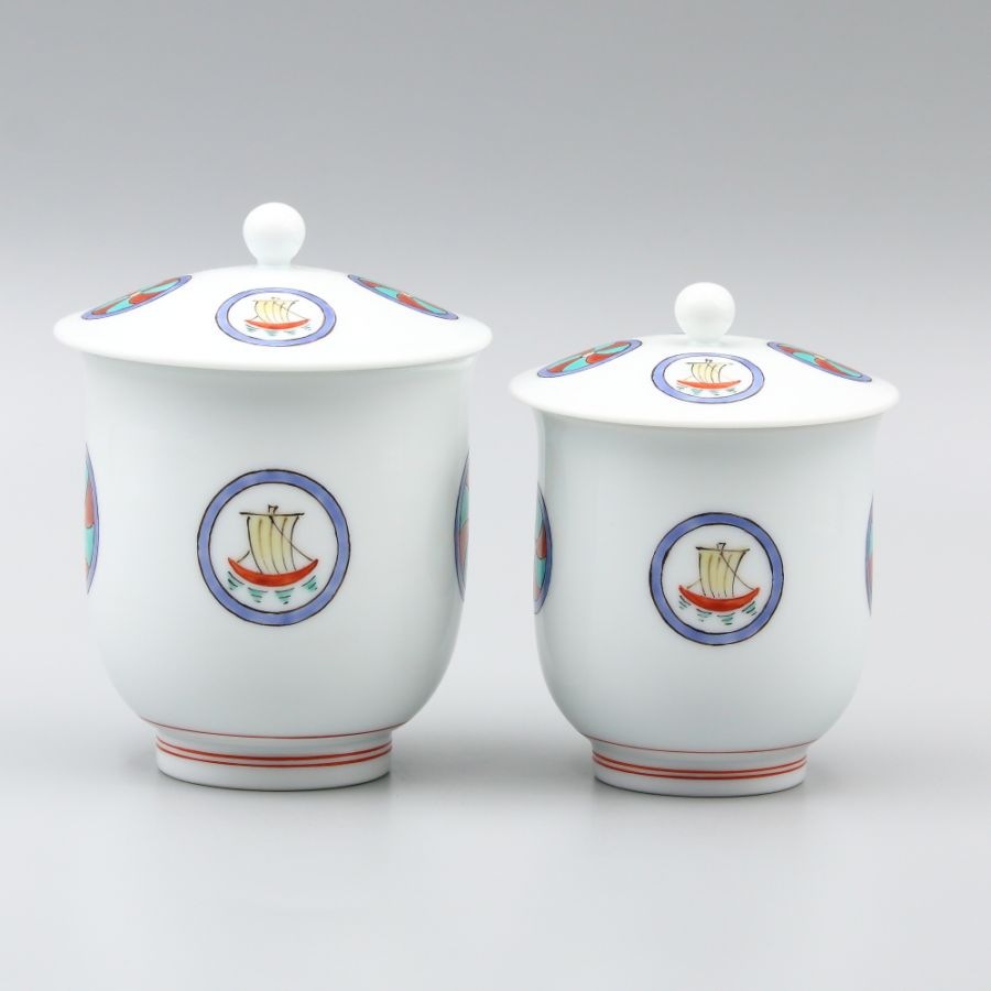 組湯呑 内蓋 舟丸文 商品画像1