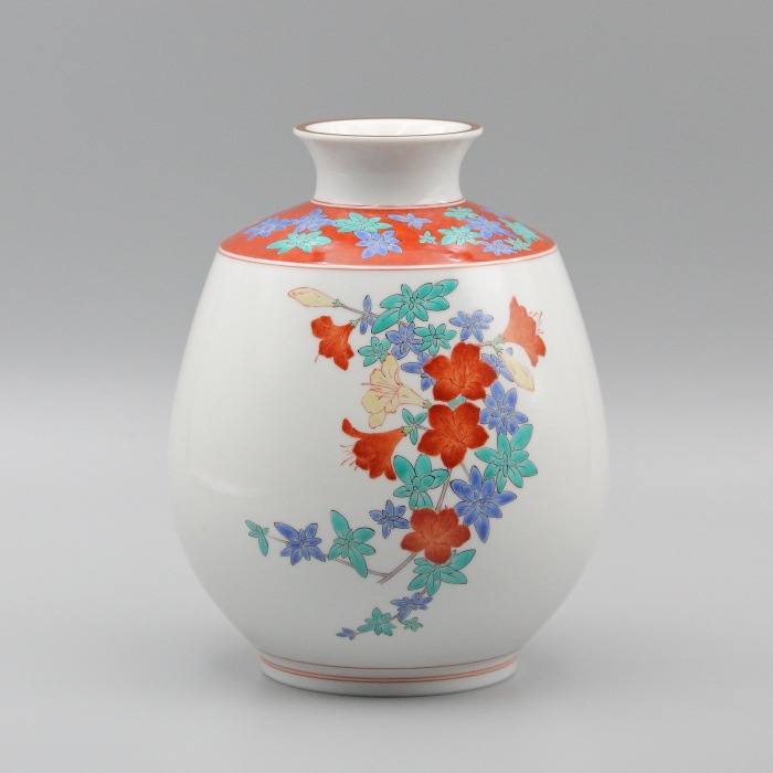 秋の企画品 特別限定製作 濁手 ﾐﾔﾏｷﾘｼﾏ文 花瓶 | その他 | 柿右衛門窯