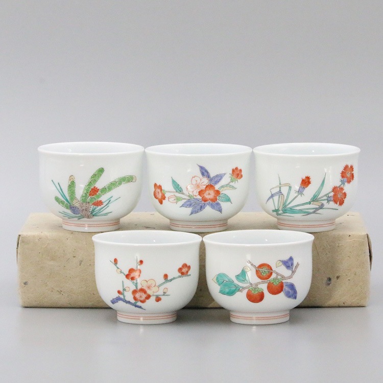 時代物 金継ぎ 汲み出し碗 絵変り 四客 汲出 湯呑 煎茶 茶碗 骨董 古美術 竹花正弘 堅手汲み出し 白瓷湯呑茶碗 満220ml 作家もの煎茶碗