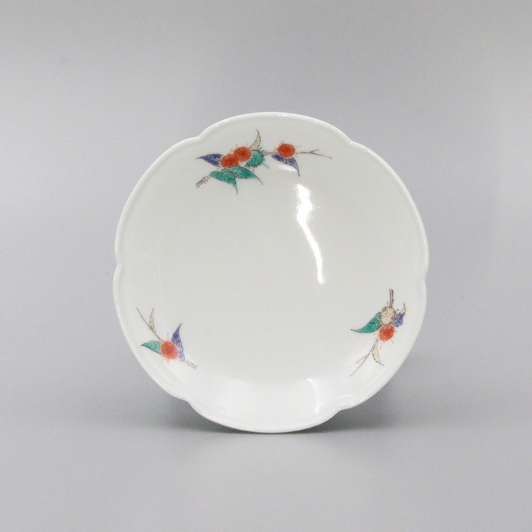 皿 4.5寸 輪花形 栗文 | 皿 | 柿右衛門窯公式オンラインショップ