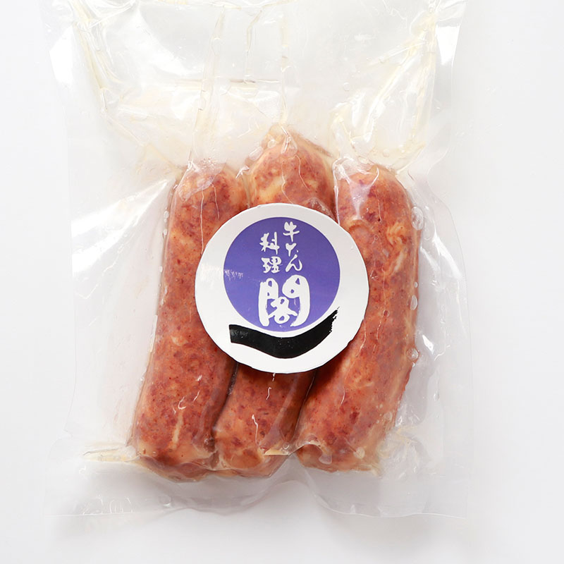 【チョリソ】漢方豚と牛たんの粗挽きソーセージ （3本・100g）