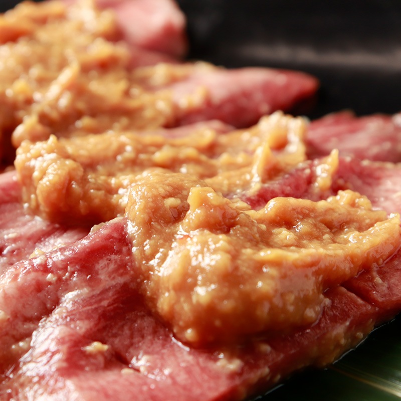 \送料&ギフト対応無料!!/ 【父の日】 閣の特上厚切り牛たん三種食べ比べセット 特製塩・仙台味噌・醤油麹 (4枚・100g×3種)