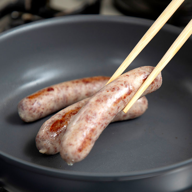 【酒粕漬け】漢方豚と牛たんの粕漬けソーセージ （3本・100g）