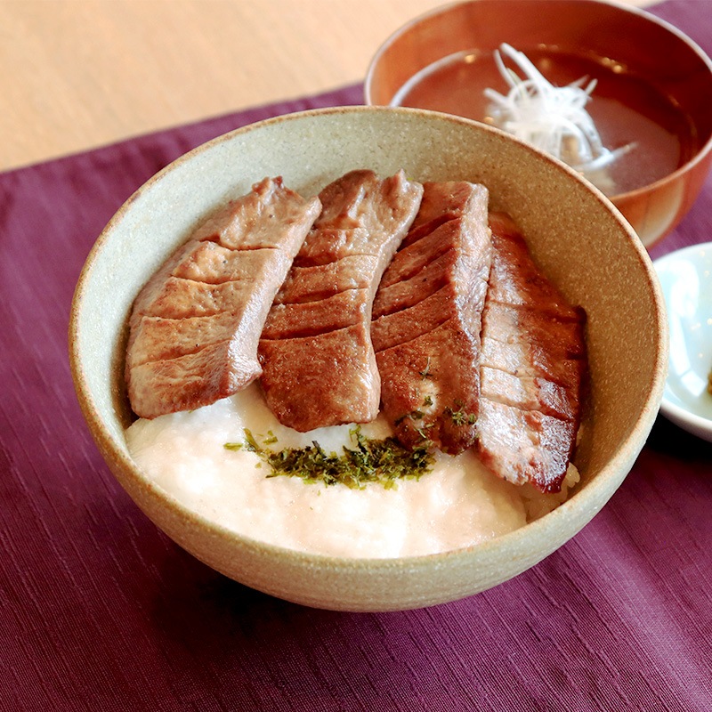 【限定パッケージ】 閣の特上厚切り牛たん定食セット 2人前 (牛タン・テールスープ・南蛮漬け) お中元 夏ギフト