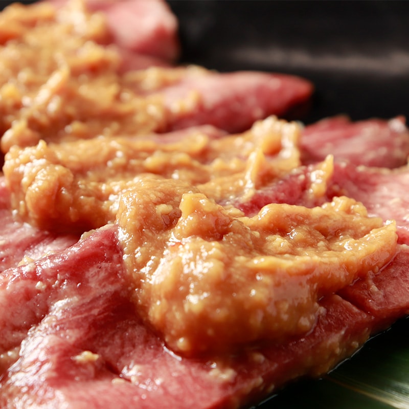 【限定パッケージ】 閣の特上厚切り牛たん二種食べ比べ定食セット 特製塩味＆仙台味噌漬け ２人前 お中元 夏ギフト