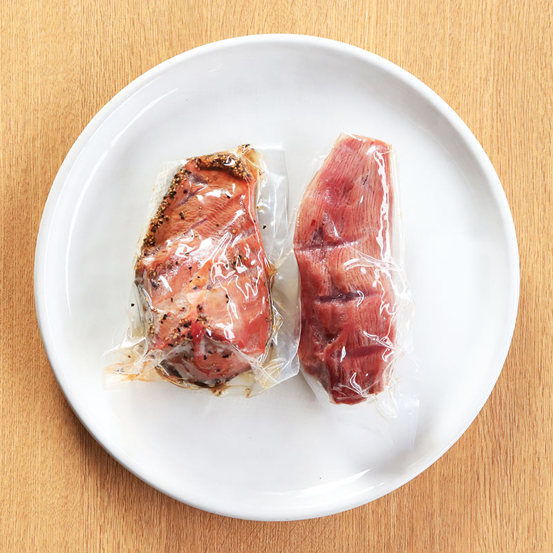 ブナの森が香る 閣の牛たんスモークプレーン&パストラミ 食べ比べセット