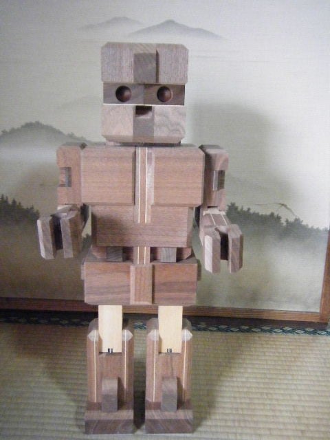 Kumiki Robot 組み木 ロボット | 組み木玩具 Kumiki-Toy | | 箱根強羅