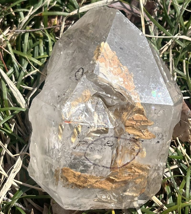 エンハイドロ（水入り）・クォーツクリスタル原石3（水バブル複数