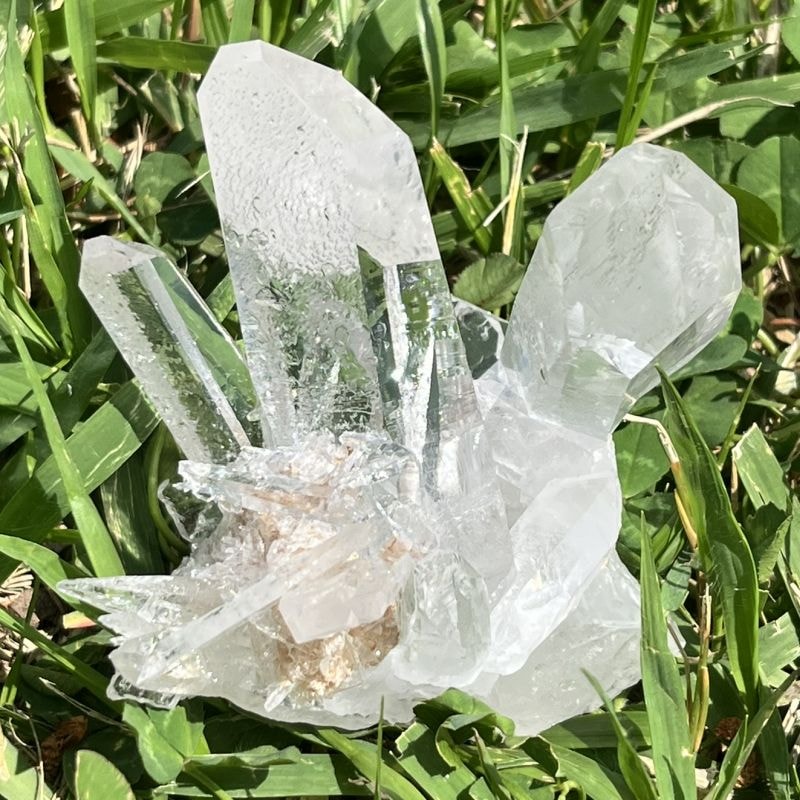 ゼコデソーザ・クォーツ（ゼッカデソウザクオーツ）・クラスター5（タビー2か所、フューチャータイムリンク）