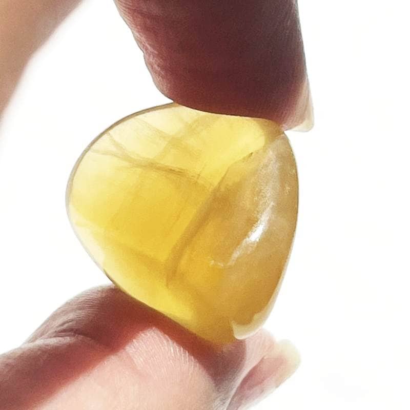 イエロー・フローライト・タンブル（小）4