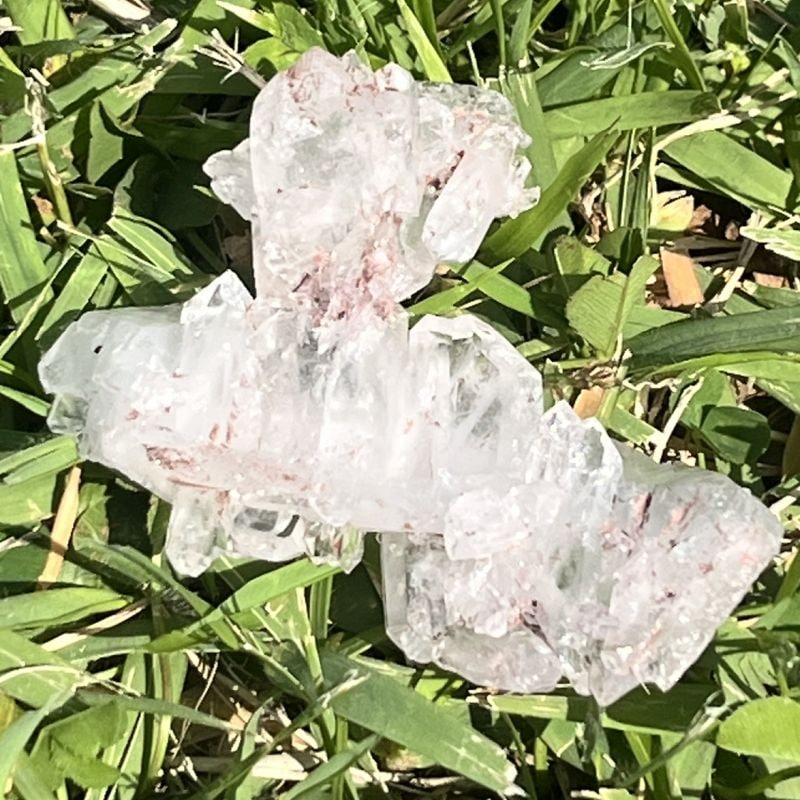 ピンクファーデンクォーツクリスタル（超レア）6（レインボウ）