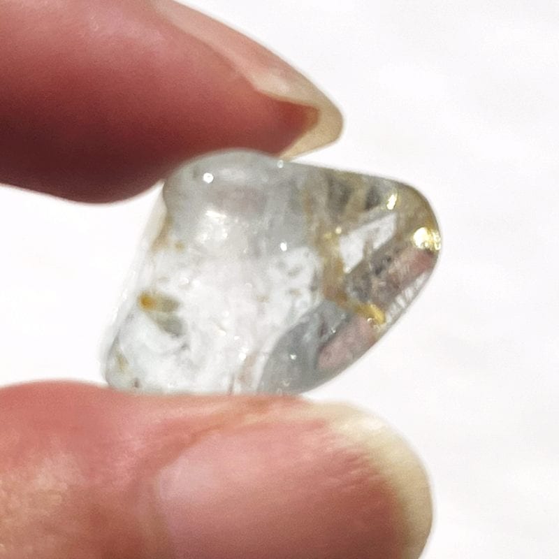 ブルートパーズ・ウィズ・ヘマタイト・タンブル2（レインボウ）