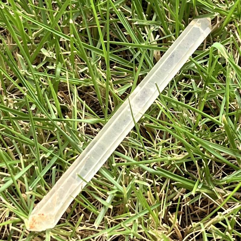 シンギングクォーツ・クリスタル(オレンジ）（メロディ・ガレージセール）1