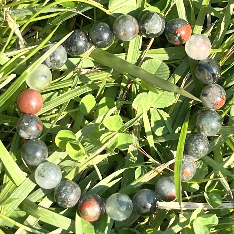 アフリカンブラッドストーン（セフトナイト）・ブレスレット8mm1